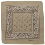 Chusta Apaszka Arafatka 100% Bawełna 55x55 Piaskowa