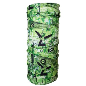 Chusta Wielofunkcyjna Samolot Huragan Green Haasta Komin Maska Szal Kominiarka Opaska