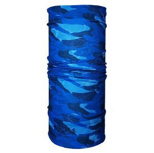 Chusta Wielofunkcyjna Ryby Kamuflaż Blue Haasta Komin Maska Szal Kominiarka Opaska