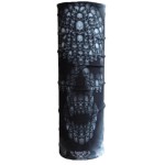 Chusta Wielofunkcyjna Death Skull Black Haasta Komin Maska Szal Kominiarka Opaska