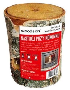 Naturalna Świeca Kominkowa Z drewna Liściastego
