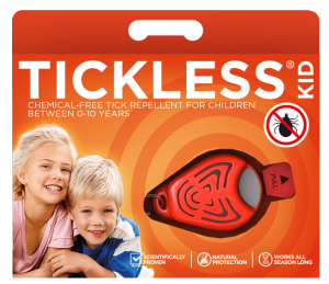 TickLess Kid Ultradźwiękowe Urządzenie Chroniące Przed Kleszczami Orange