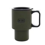 M-Tac Kubek Termiczny Z Pokrywką 450 ml Stal Olive 