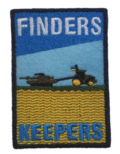 Plakietka Rzep Naszywka Haft Finders Keepers
