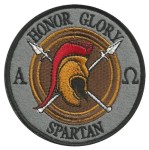 Plakietka Rzep Naszywka Honor Glory Spartan