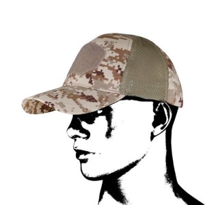 Camo Czapka z Daszkiem - Taktyczna Baseball Mesh Marpat Desert
