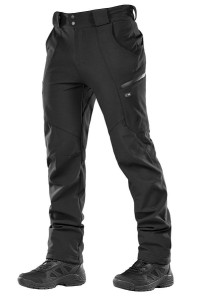 M-Tac spodnie Soft Shell Winter Black