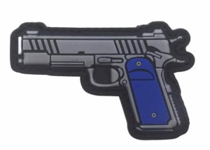 Camo Emblemat Patch Pistolet Colt 1911