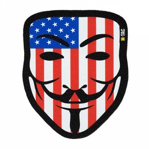 M-tac Naszywka Anonymous Patche Black USA
