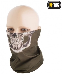 M-Tac Szalokominiarka Lekka Komin Wzór Reaper Skull Olive