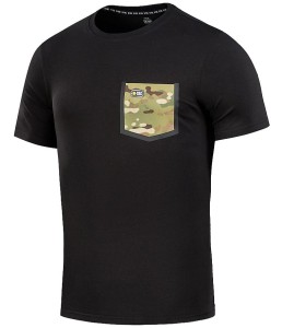 M-Tac Koszulka Z Kieszenią T-Shirt 93/7 Black