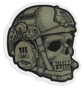 M-Tac Naklejka Operator Czaszka Ranger Green