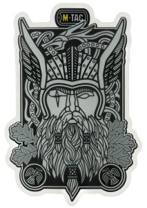 M-Tac Naklejka Odin Odblaskowa Black