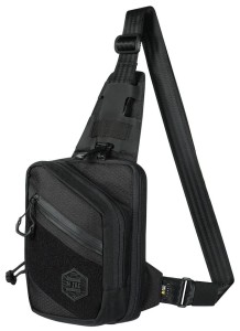 M-Tac Torba Na Ramię Kabura Sling Pistol Bag Elite Hex Z Rzepem Black