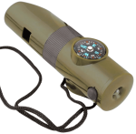 Dominator Gwizdek Ratunkowy Kompas Termometr Survival 6 W 1 Olive
