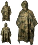 Camo Ponczo Peleryna Przeciwdeszczowa RipStop ATC - FG