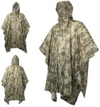Camo Ponczo Peleryna Przeciwdeszczowa RipStop UCP