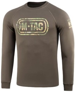 M-Tac Bluza Raglanowa Logo Dark Olive