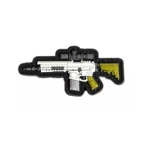 Emblemat Patch SR-25 Z Rzepem Pvc CAMO Military Gear - zdjęcie 1