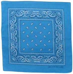 Chusta Apaszka Arafatka 100% Bawełna 55x55 Niebieska