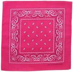 Chusta Apaszka Arafatka 100% Bawełna 55x55 Różowa