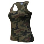 Koszulka Bokserka Damska Top Wz93 Leśny Moro Militarna