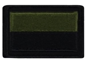 Plakietka Rzep Naszywka Flaga Polska Olive 56 x 38 mm