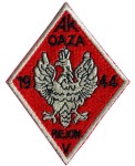 Plakietka Rzep Naszywka Haft Batalion Oaza