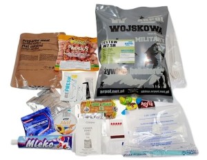 Wojskowa Racja Wsh 2 Żywnościowa Posiłek Typ Mre Kiełbasa w sosie barbecue 300 g