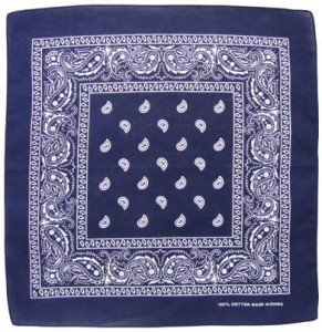 Chusta Apaszka Arafatka 100% Bawełna 55x55 Granat