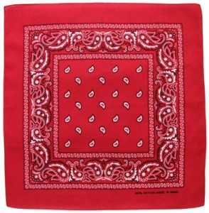 Chusta Apaszka Arafatka 100% Bawełna 55x55 Czerwona