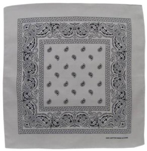Chusta Apaszka Arafatka 100% Bawełna 55x55 Biała