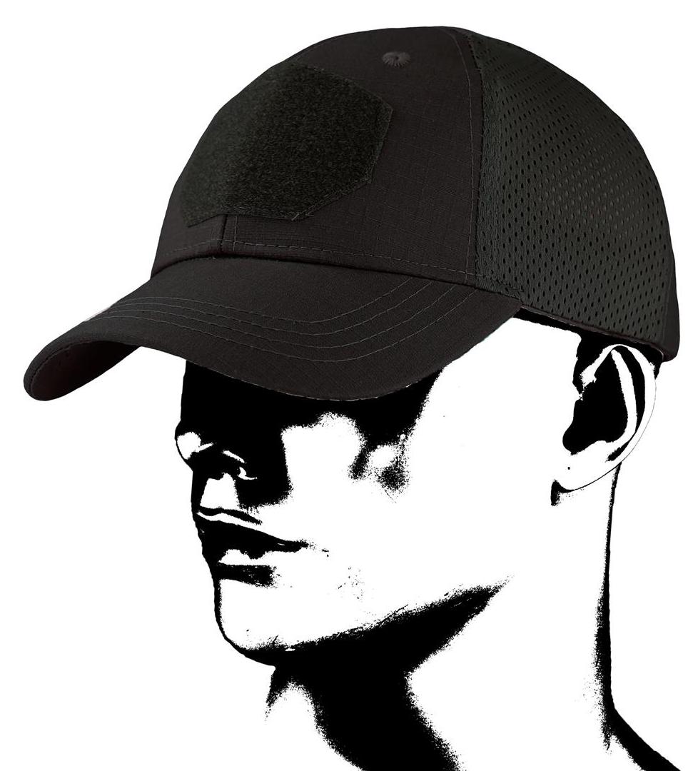 Camo Czapka z daszkiem mesh czarna