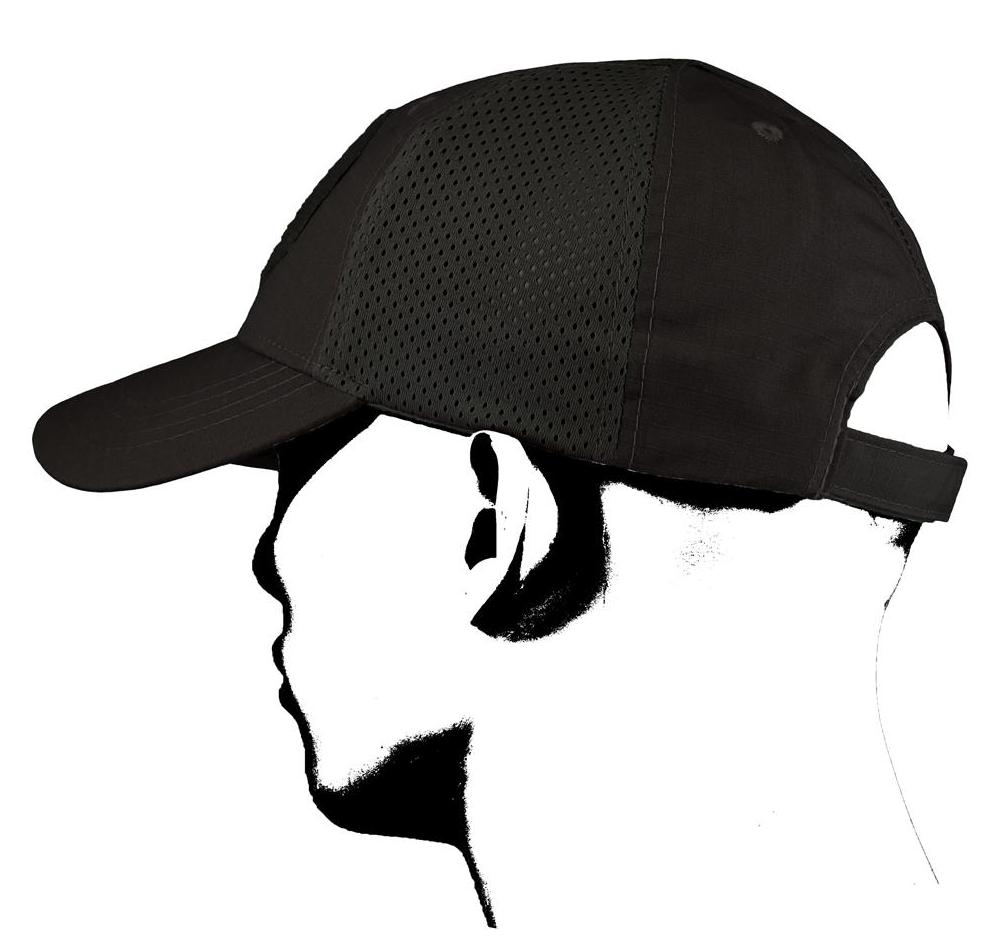 Camo Czapka z daszkiem mesh czarna