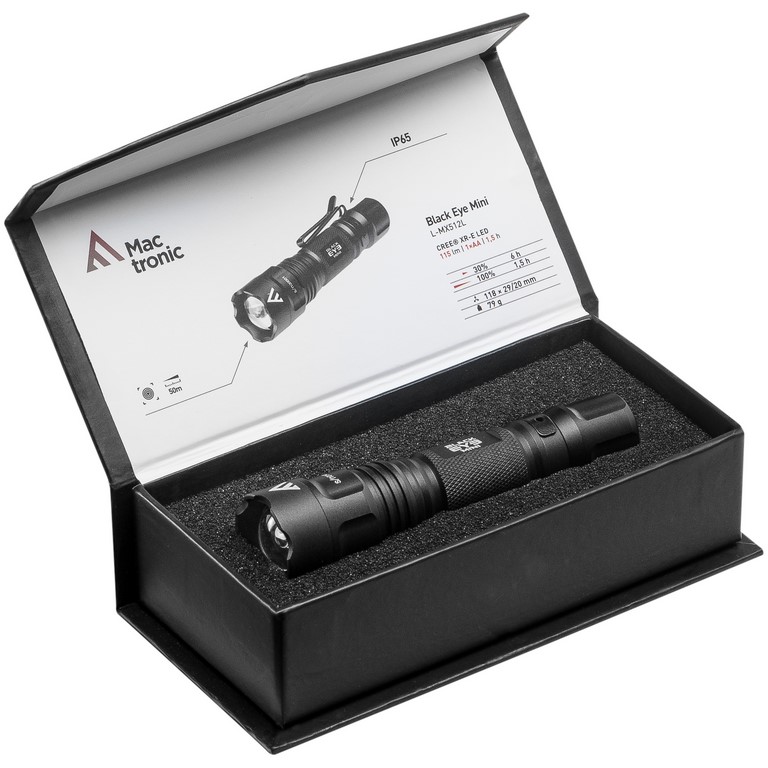 Mactronic Black Eye Mini Latarka Patrolowa z Focusem