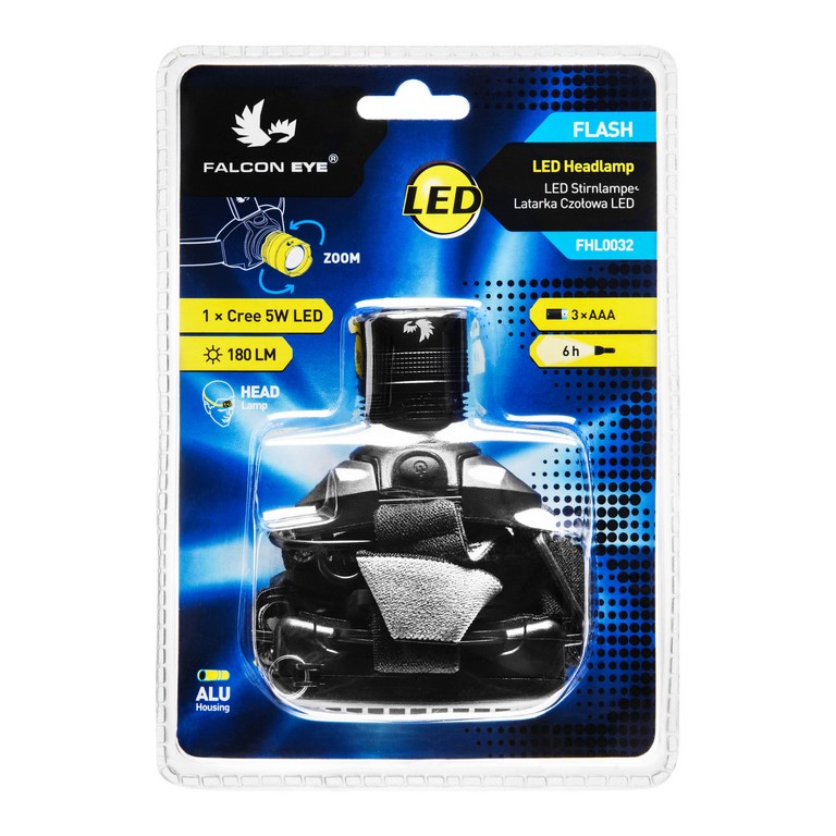 FALCON EYE FLASH LATARKA CZOŁOWA Z FUNKCJĄ FOCUS