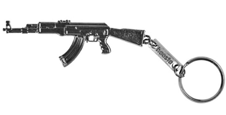 Brelok-Do-Kluczy-Pistolet-Haasta-Karabin-Ak47-Duży
