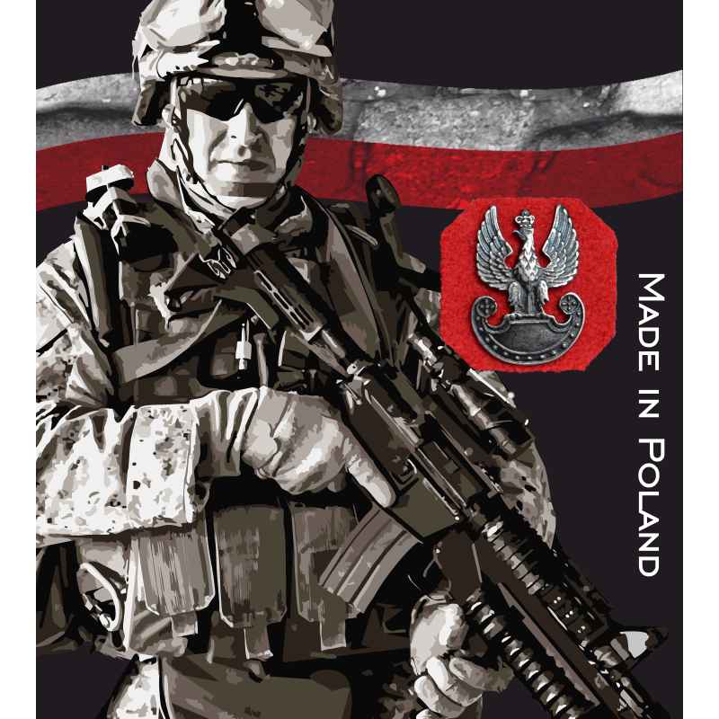 Znaczek-Metalowy-Pin-Przypinka-Orzeł-Militarny