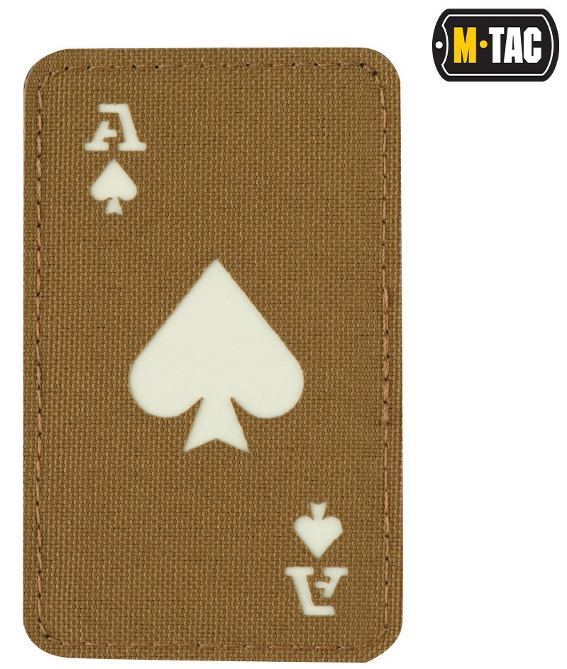 m-tac-naszywka-ace-of-spades-laser-cut-fluor-karta-coyote-gid